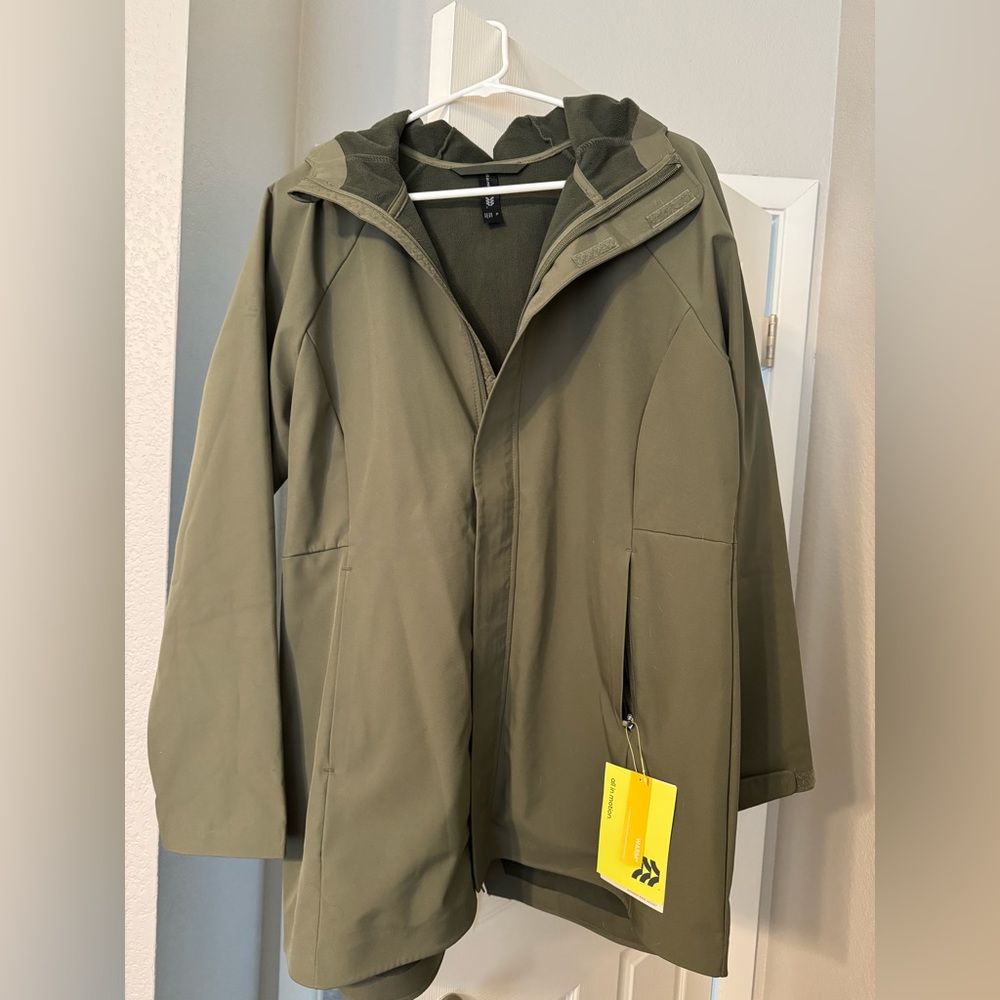 Bonded Rain Jacket Green XL